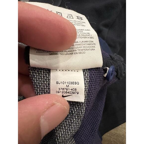 Nike Mens Multi Color Grand Slam Pinwheel Striped Polo Short Sleeve M 376781-405 - Picture 7 of 9